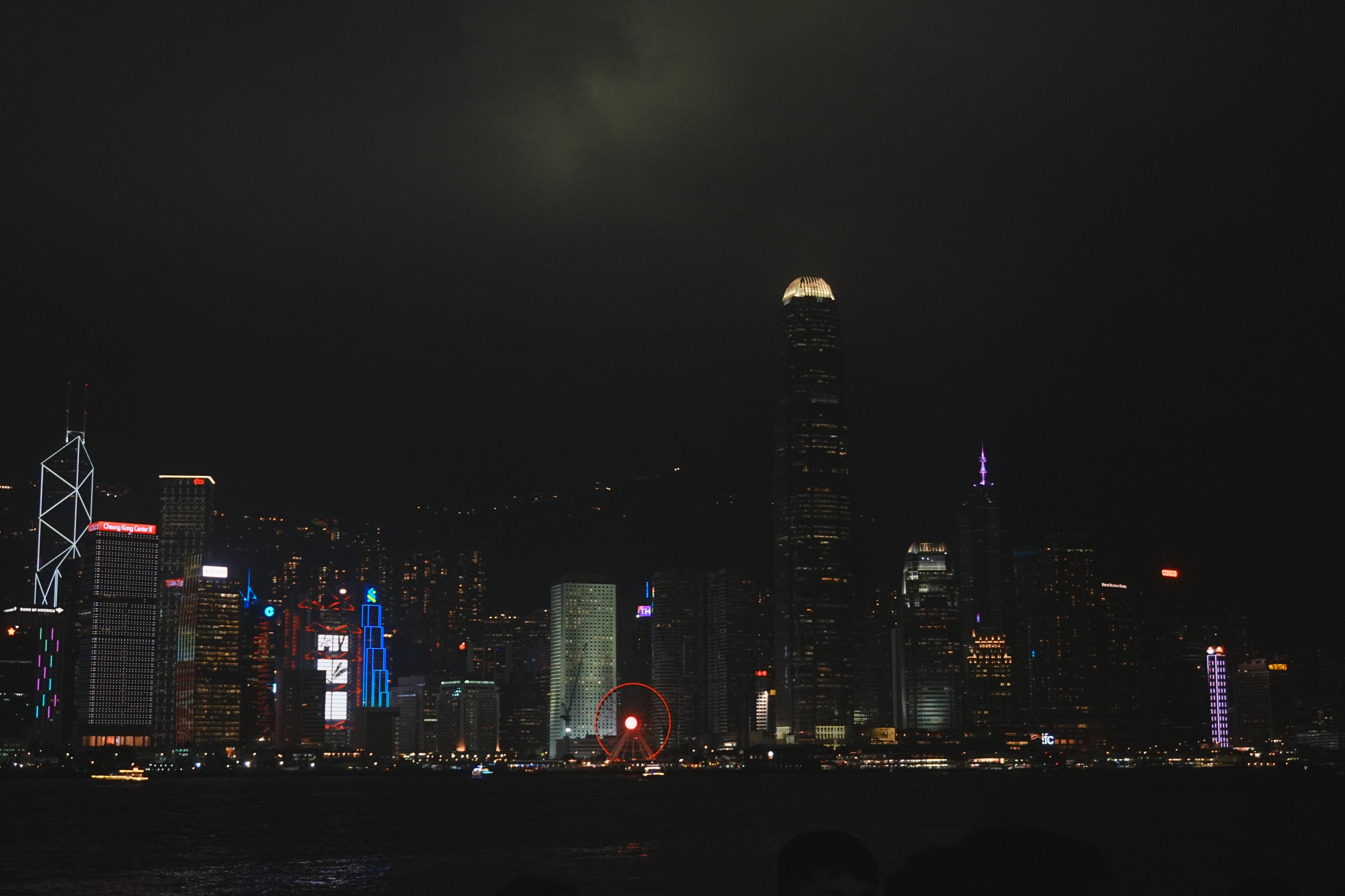 Late-evening view of the Island, Hong Kong