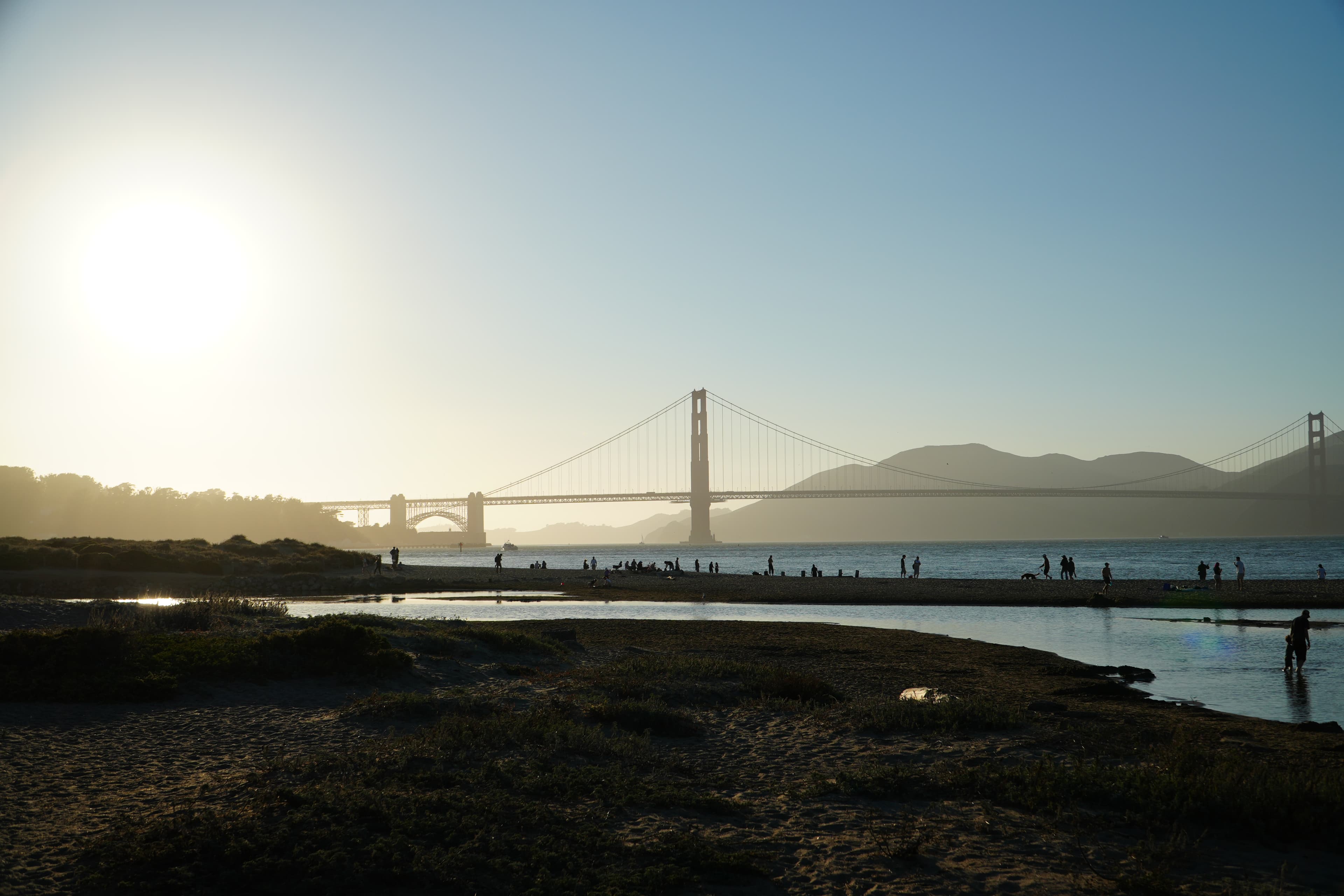 Sunset at the Golden Gate Bridge, San Francisco, California