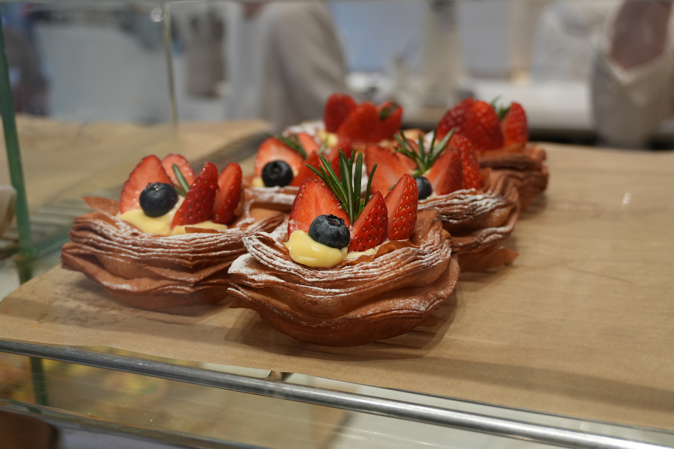 Pastries at a bakery