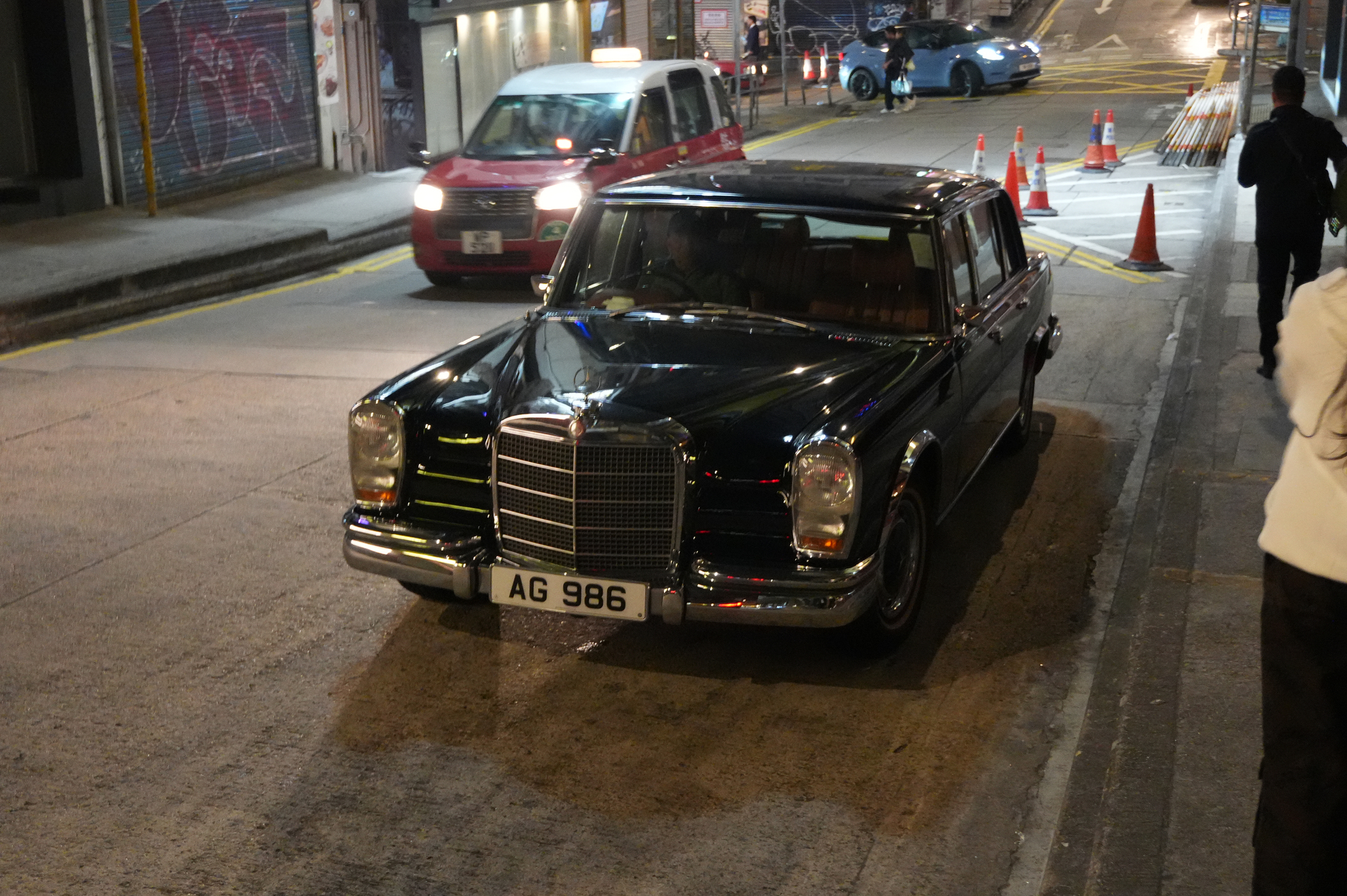 Classic Mercedes on the street