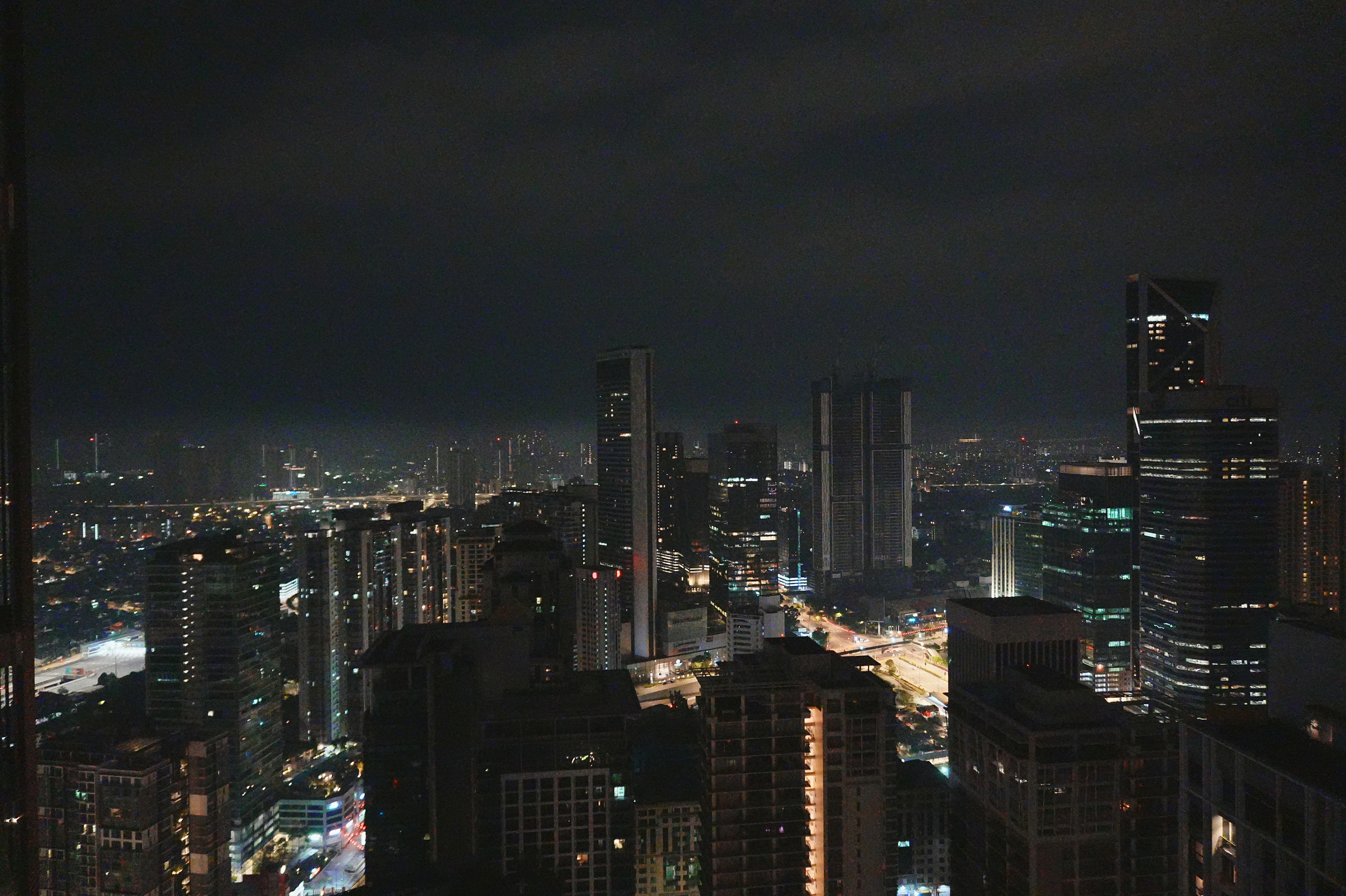 Skyline view from the hotel